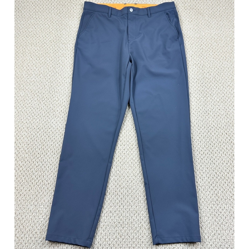 Macade Pants Fits Men 36x32 Stone Blue Tapered Leg Performance Tech Golf Trouser
